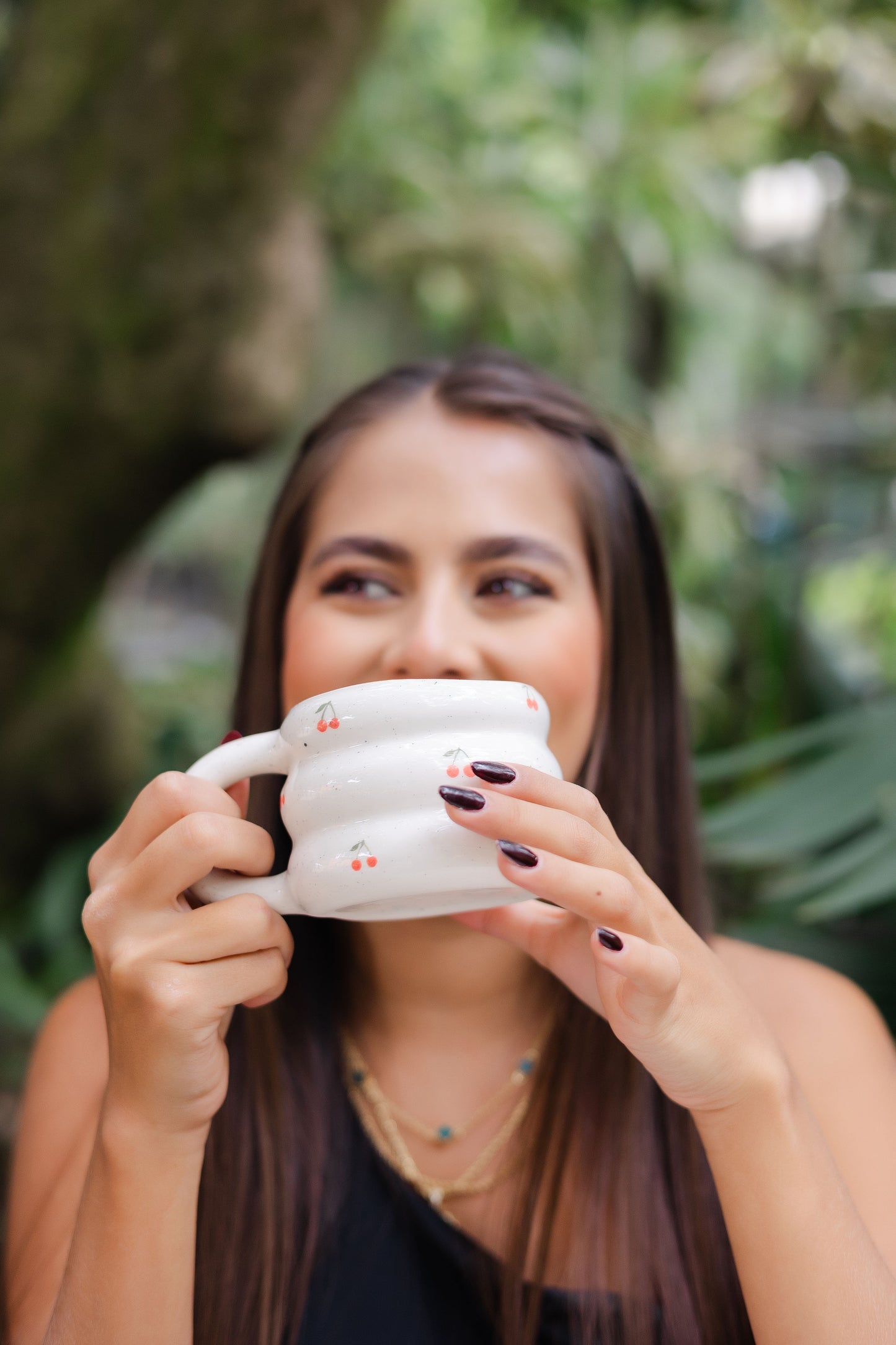 Mug Juan cerezas - fluir