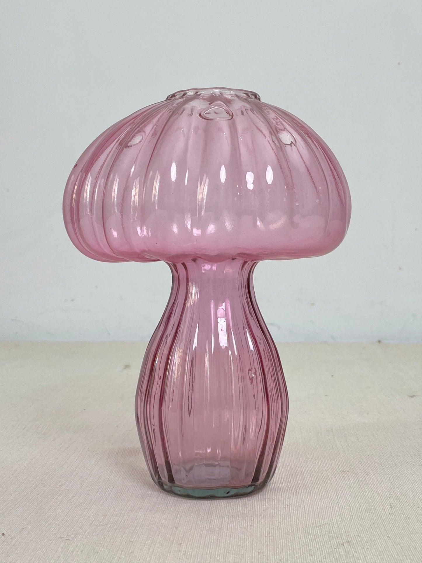 Florero Fungi Rosa