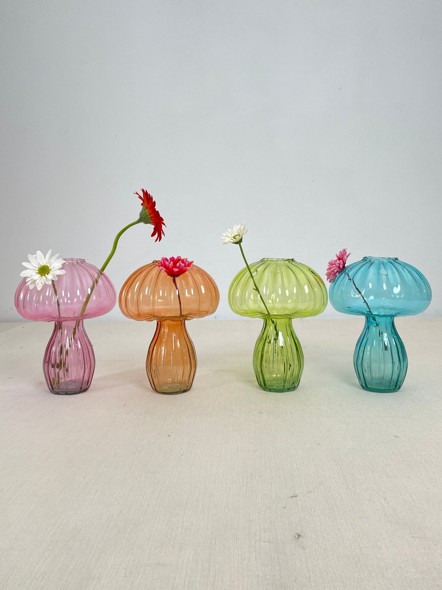 Florero Fungi Naranja