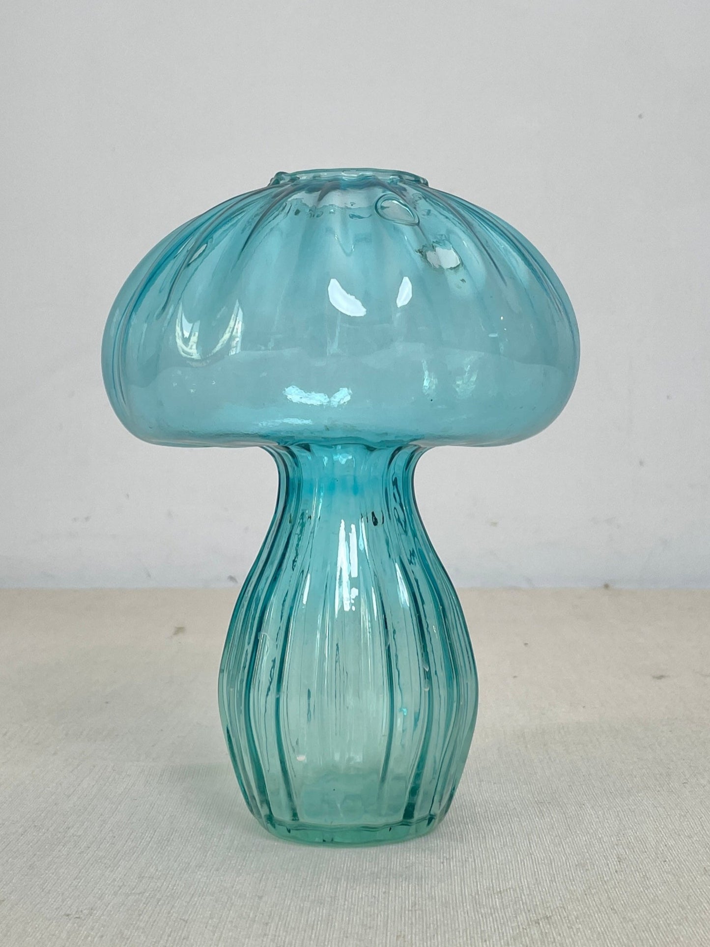Florero Fungi Azul