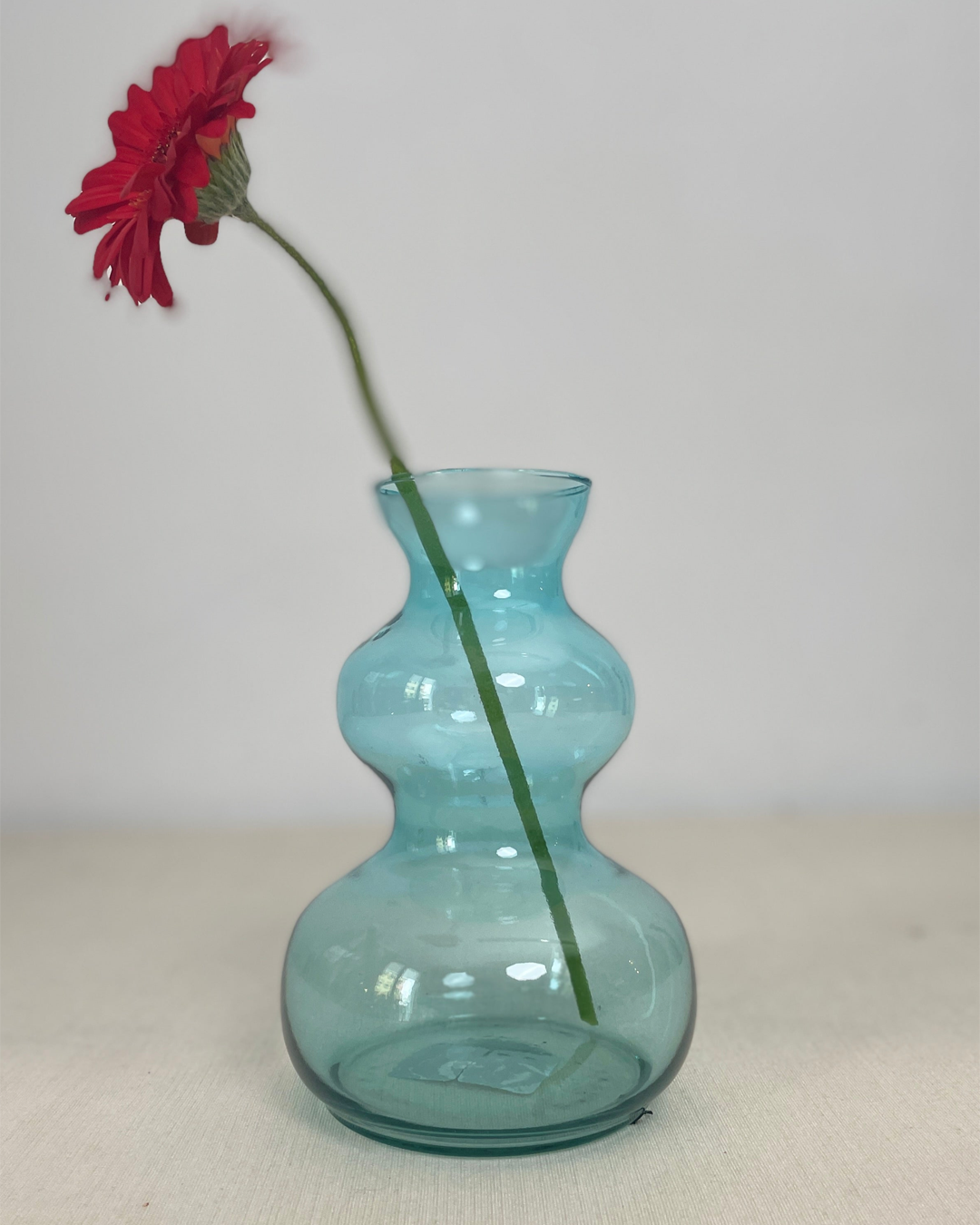 Florero Bubble Azul