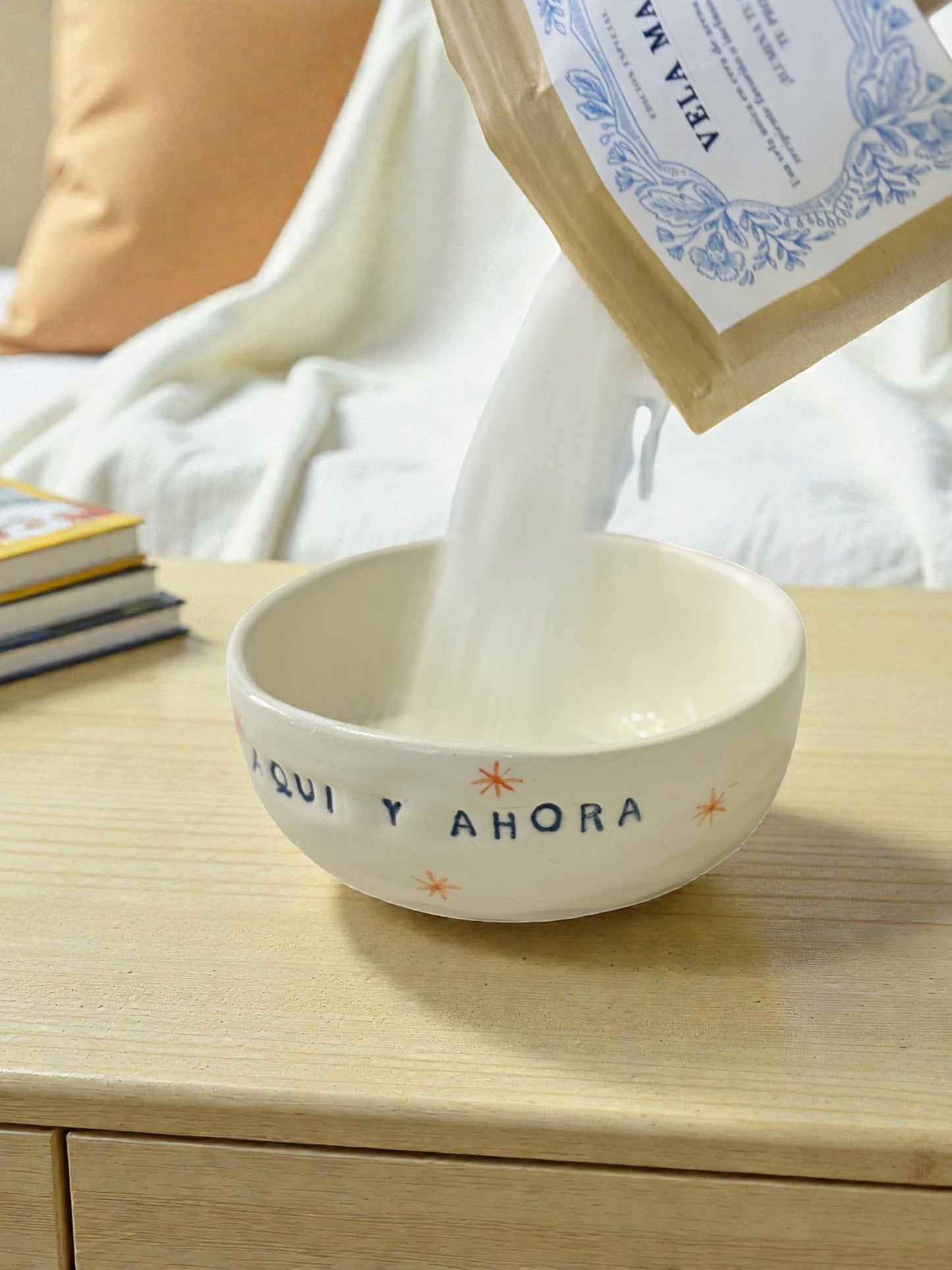 Kit Bowl aquí y ahora + journal + vela magia