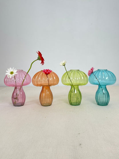 Florero Fungi Naranja