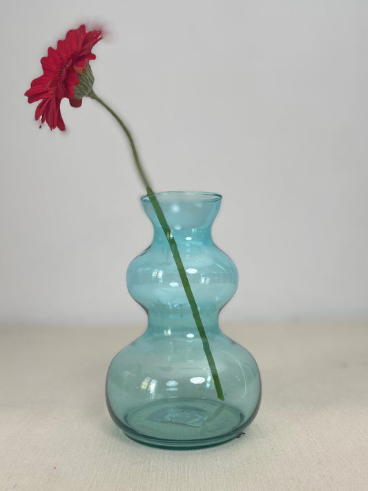 Florero Bubble Azul