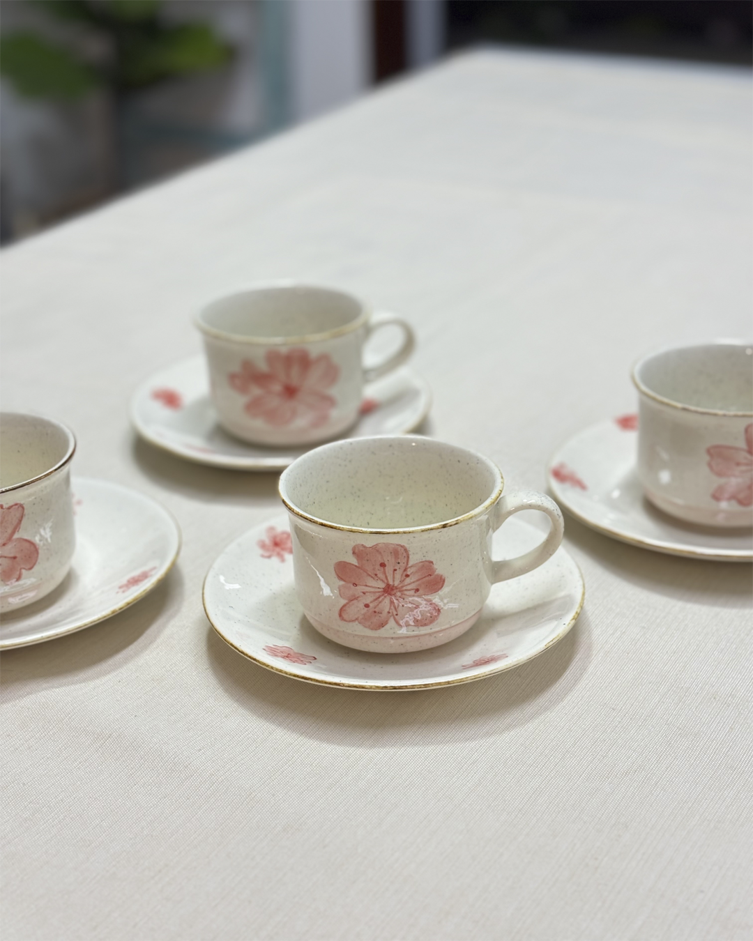Set de café Cerezo 4 puestos, 8 piezas
