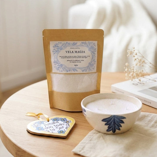 Kit MAGIA: bowl Herencia + vela magia + amuleto