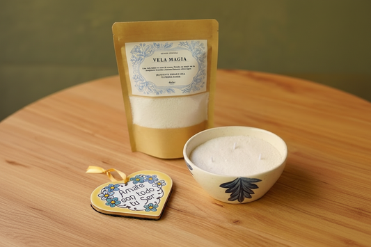 Kit MAGIA: bowl Herencia + vela magia + amuleto