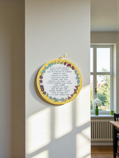 Placa de oración
