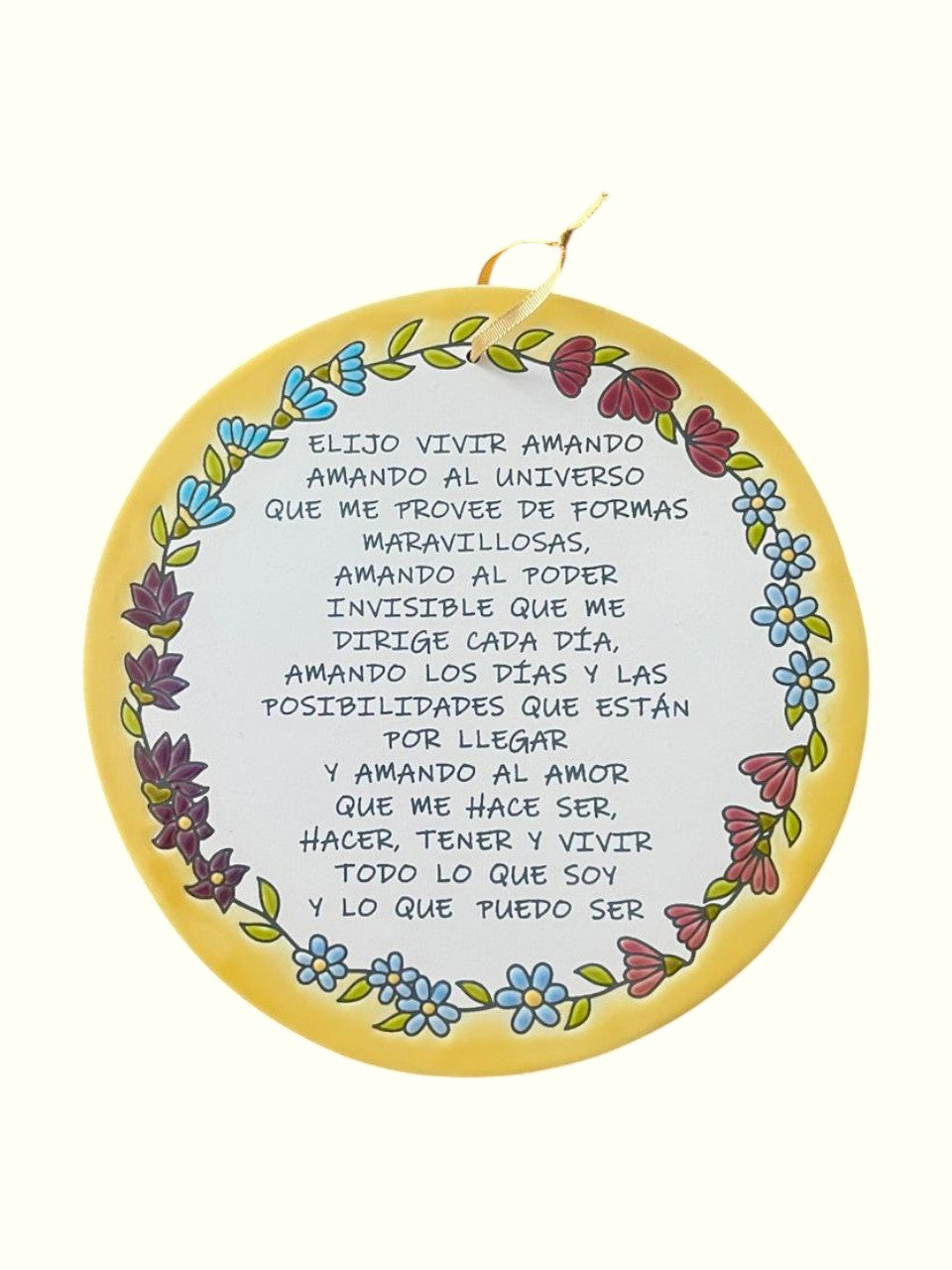 Placa de oración