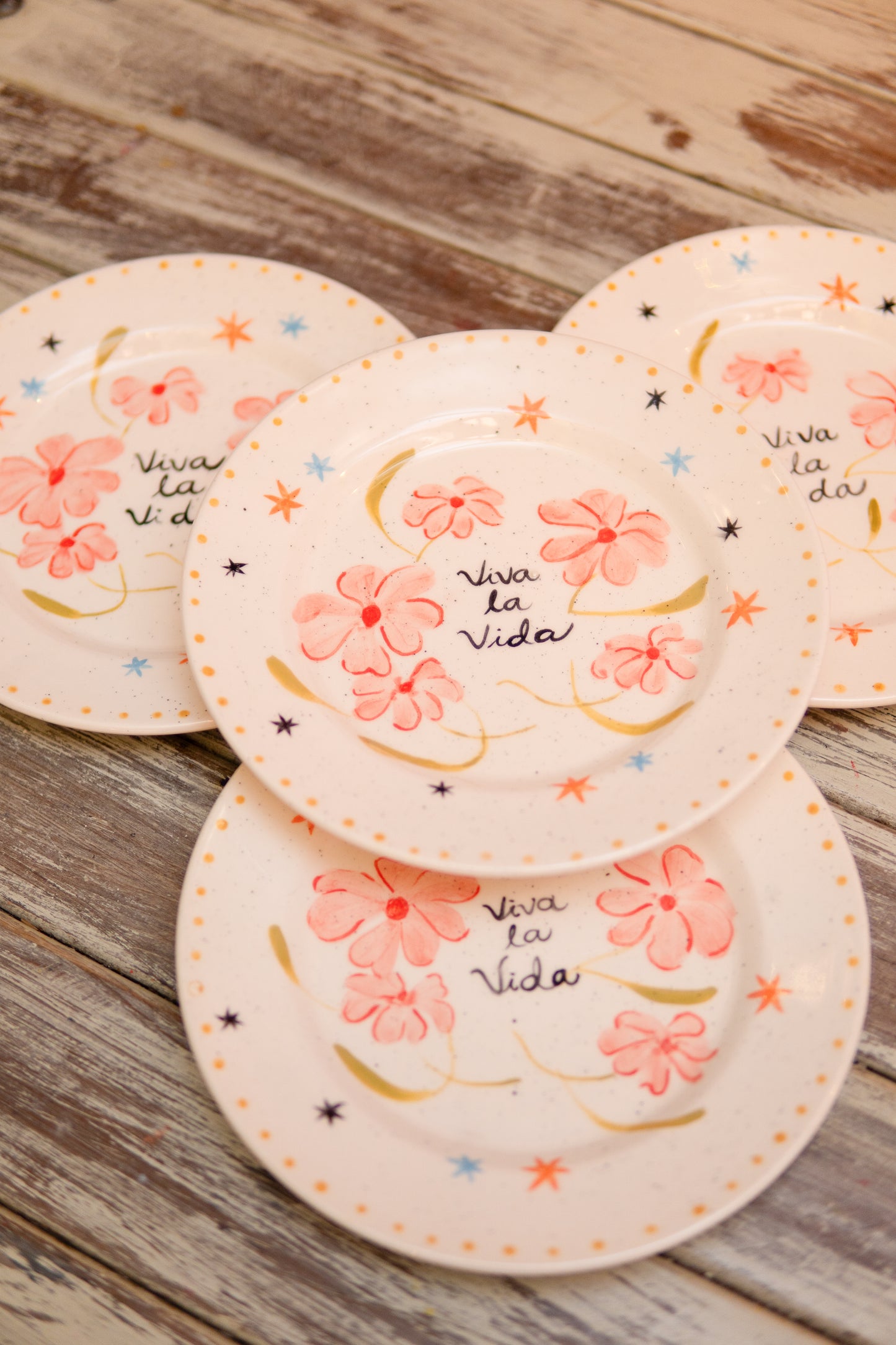 Set x4 platos 20 cm