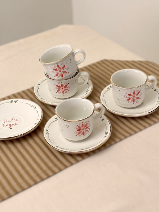 Set de café Dulce hogar 4 puestos, 8 piezas
