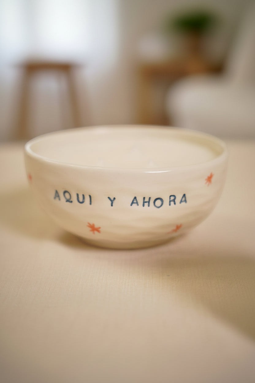 Kit Bowl aquí y ahora + journal + vela magia