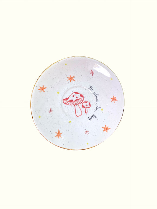 Plato pequeño Hongos