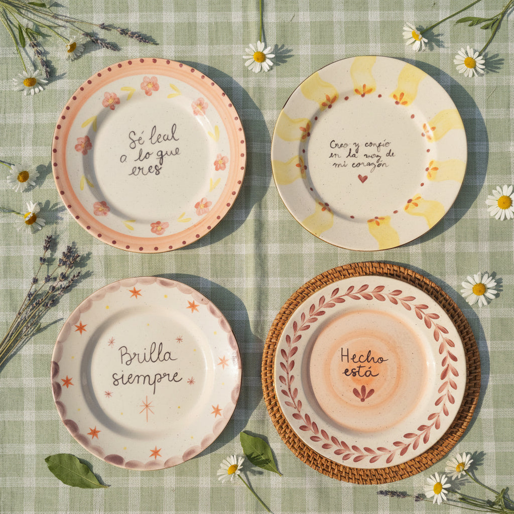 Set x4 colección Vivir Bonito