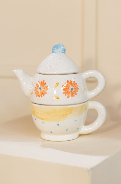 Set de tetera y mug Amar la vida